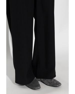 Max Mara 'Tessile' Slides - Black