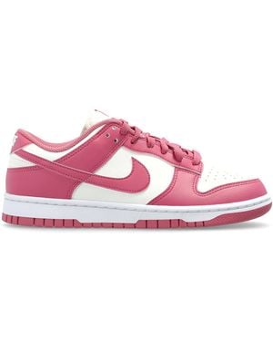 Nike "Dunk Low" Sports Shoes - Pink