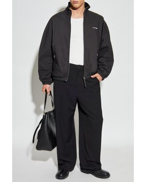 Courreges Jacket With Logo - Black