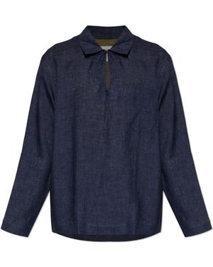 Paul Smith Linen Shirt - Blue