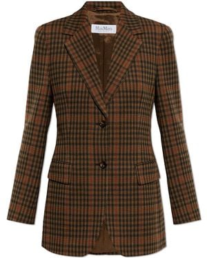 Max Mara 'Galosce' Blazer - Brown