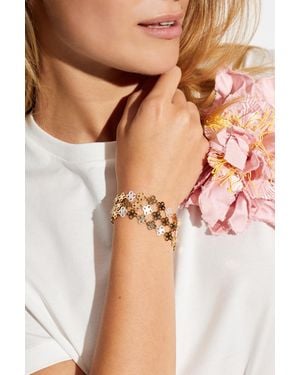 Tory Burch Bracelet With Pearls - Natural