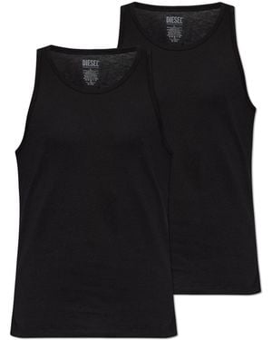 DIESEL 2-Pack Of Lingerie Tops "Walty-D-Core-2Pack" - Black