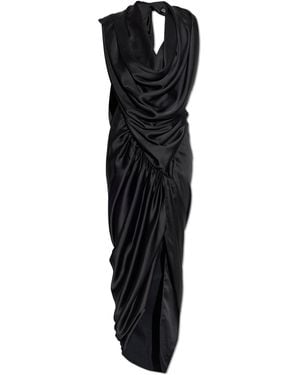 Vivienne Westwood Dress With A Decorative Neckline - Black