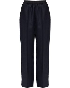 Maison Margiela Wool Trousers - Blue