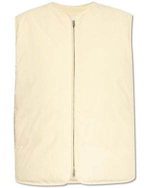 Jil Sander Down Vest - Natural