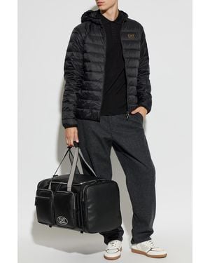 EA7 Down Jacket From The 'Sustainability' Collection - Black