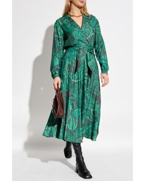Etro Dress With A Belt - Green