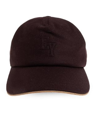 Eleventy Wool Baseball Cap - Red