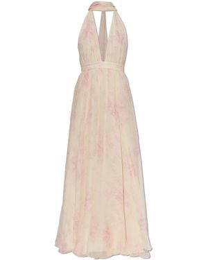 LoveShackFancy Silk Dress 'Lilah' - White