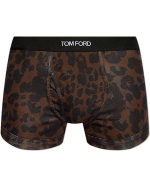Tom Ford Cotton Boxer Shorts - Black