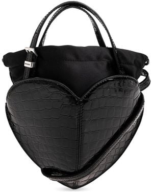 ROTATE BIRGER CHRISTENSEN Heart-Shaped Bag - Black