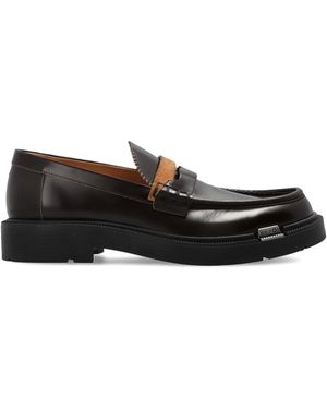 Maison Margiela Leather Loafers - Black