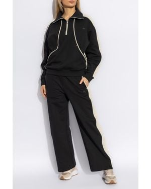 Moose Knuckles Sweatpants With Side Stripes - Black