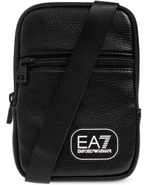 EA7 Bag With Printed Logo - Black