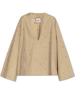 The Attico Shirt From The 'Estate Meravigliosa' Collection - Natural