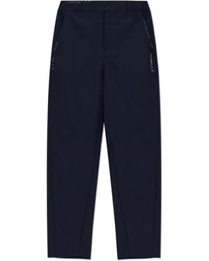Marni Wool Trousers - Blue