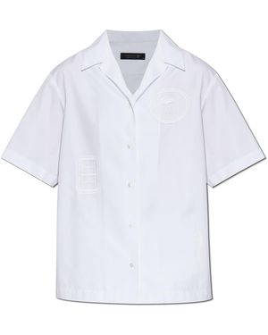 LACOSTE RUNWAY Shirt With Logo - White