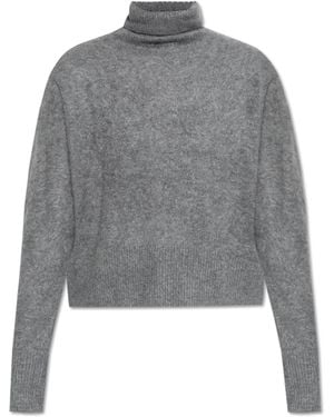 AllSaints Cashmere Turtleneck Rebel - Grey