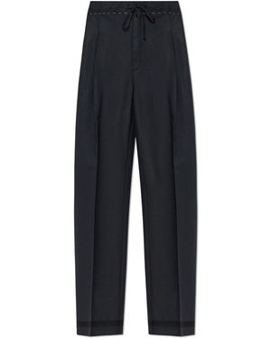 Maison Margiela Creased Trousers - Blue