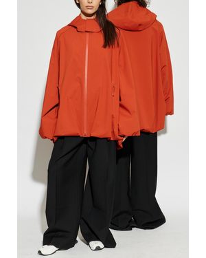 LACOSTE RUNWAY Jacket With Hood - Orange