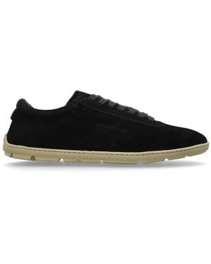 Giorgio Armani Suede Sports Shoes - Black