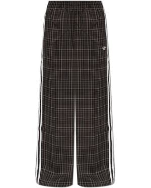 adidas Originals Wide-Leg Trousers - Black
