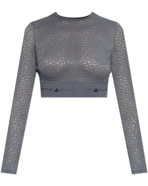 adidas By Stella McCartney Long Sleeve Training Top - Grey