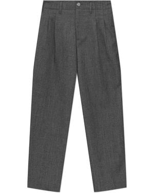Ami Paris Wool Trousers - Grey