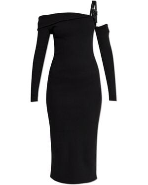 Versace Jeans Couture Off-Shoulder Dress - Black