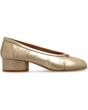 Maison Margiela Heeled Shoes With 'Tabi' Cut-Out - Natural