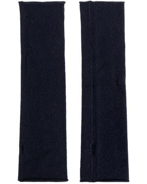 Lisa Yang Aspen' Cashmere Fingerless Gloves - Blue