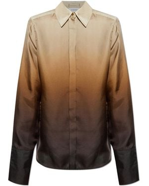 Sportmax Silk Shirt 'Ago' - Brown