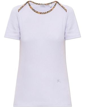 Burberry T-Shirt 'Stephanie' - Purple