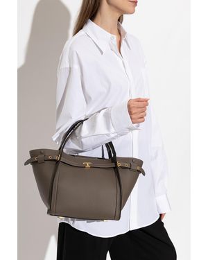 Tod's Leather Bag 'Tim Small' - White