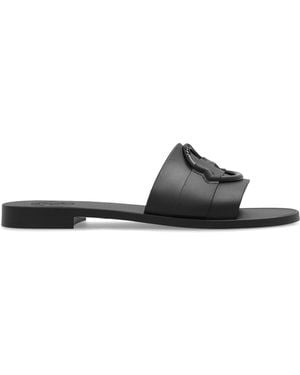 Moncler Rubber Flip-Flops - White