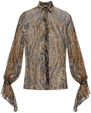 Etro Silk Shirt - Brown