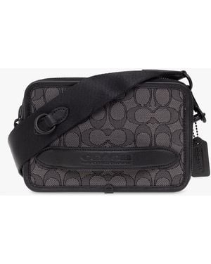 COACH Charter Crossbody In Signature Jacquard - Black