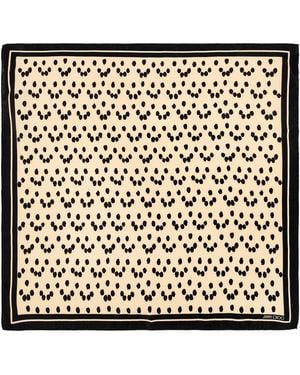 Jimmy Choo Silk Scarf - Black