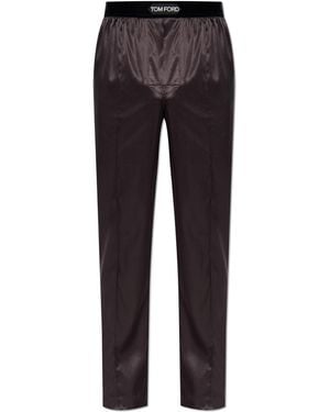 Tom Ford Silk Pyjama Bottoms - Blue