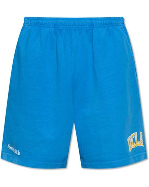 Sporty & Rich Shorts From The 'Ucla' Collection - Blue