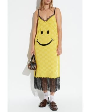 Moschino Strappy Dress - Yellow