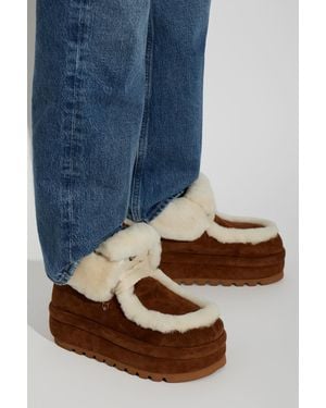 Naked Wolfe 'Bambi' Platform Snow Boots - Blue