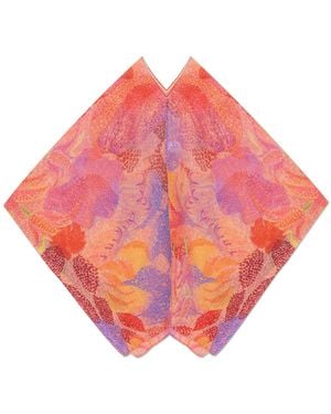 Pleats Please Issey Miyake Pleated Poncho - Pink