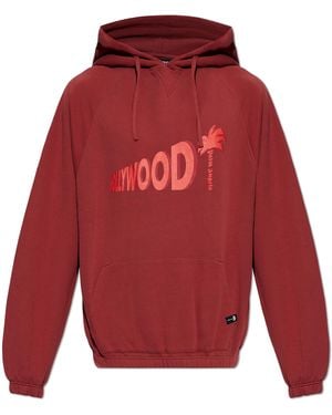 Palm Angels Hooded Sweatshirt - Red