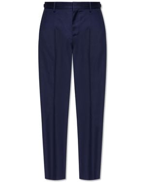 Versace Creased Trousers - Blue