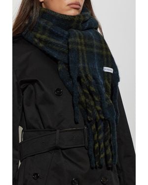 Burberry Wool Scarf - Black