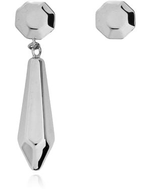 Maison Margiela Asymmetric Earrings - Black