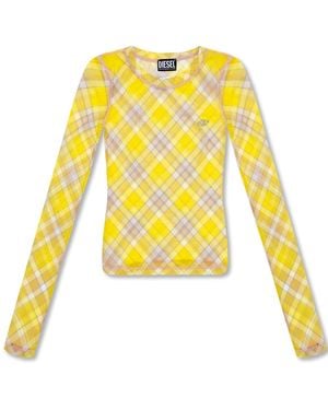 DIESEL 't-sielito' Top - Yellow