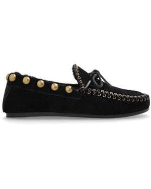 Isabel Marant "Fitza" Loafers Shoes - Black